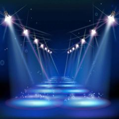 Stage Lighting Photography Scenery Backdrop Starlight Shine Theme Banner YMY-318