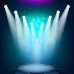 Spotlight Photography Scenery Backdrop Starlight Shine Theme Banner YMY-325