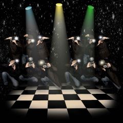 Camera Shooting Photography Scenery Backdrop Starlight Shine Theme Banner YMY-328