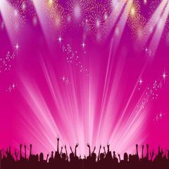 Pink Explosion Photography Scenery Backdrop Starlight Shine Theme Banner YMY-333