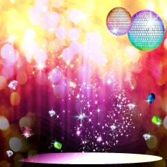 Luxurious Diamond Photography Scenery Backdrop Starlight Shine Theme Banner YMY-337