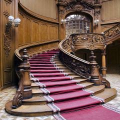 Interior Stairs Photography Scenery Backdrop Indoor Theme Banner YMY-352