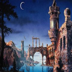 Dilapidated Building Photography Scenery Backdrop Architectural Theme Banner YMY-371