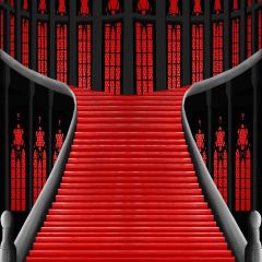 Interior Stairs Photography Scenery Backdrop Stairs Theme Banner YMY-377