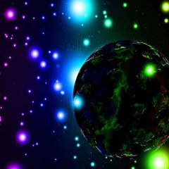 Vagaries Of The Space Photography Scenery Backdrop Cosmic Space Theme Banner YMY-382