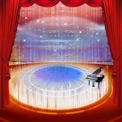 Music Paradise Photography Scenery Backdrop Stage Carpet Theme Banner YMY-434