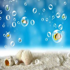 Beautiful Underwater World Photography Scenery Backdrop Ocean Theme Banner YMY-456