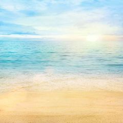 Clear Sea Photography Scenery Backdrop Ocean Theme Banner YMY-459