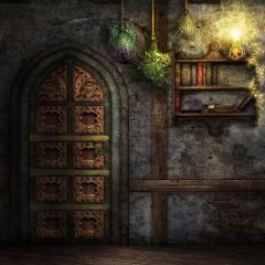 Old Indoor House Photography Scenery Backdrop Indoor Theme Banner YMY-475