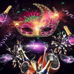 Magical Masks Photography Scenery Backdrop Masquerade Theme Banner YMY-481