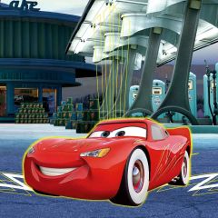 Lovely Car Photography Scenery Backdrop Cartoon Theme Banner YMY-502