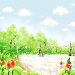 Spring Blooming Photography Scenery Backdrop Nature Theme Banner YMY-507