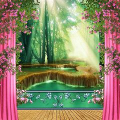 Refined Railings Photography Scenery Backdrop Arches or Pillars Theme Banner YMY-515