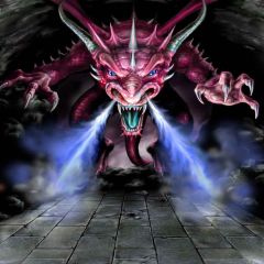 Scary Monsters Photography Scenery Backdrop Fantasy Theme Banner YMY-527