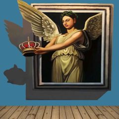 Crown  Saint Photography Scenery Backdrop Wall Theme Banner YMY-533