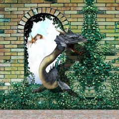 Climbing Plants Photography Scenery Backdrop Wall Theme Banner YMY-534