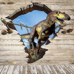 Panic Dinosaurs Photography Scenery Backdrop Wall Theme Banner YMY-543