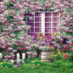 Romantic Flowers Photography Scenery Backdrop Flowers Theme Banner YMY-549