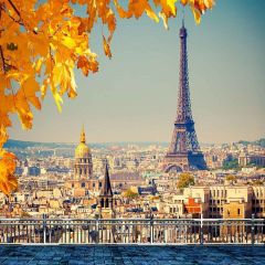 Tower Building Photography Scenery Backdrop Landmark Theme Banner YMY-607