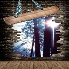 The Light Of Life Photography Scenery Backdrop Wall Theme Banner YMY-645