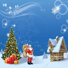 Expensive Presents Photography Scenery Backdrop Christmas Theme Banner YMY-658