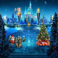 Christmas Eve Photography Scenery Backdrop Christmas Theme Banner YMY-673