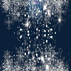 Astonishing Snow Photography Scenery Backdrop Christmas Theme Banner YMY-674