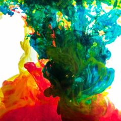 Graffiti Green Orange Blue Photography Scenery Backdrop Abstract Art Theme Banner YZA-895