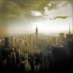 City Tall Buildings Photography Scenery Backdrop Architectural Theme Banner ZLZ-058