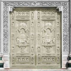 Uniquely Designed Gate Photography Scenery Backdrop Door Theme Banner ZLZ-070