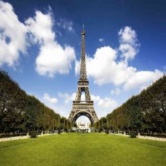 Paris Tour Eiffel Photography Scenery Backdrop Landmark Theme Banner ZLZ-091