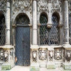 Architectural Photography Scenery Backdrop Door Theme Banner ZLZ-110