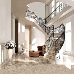 Elegant Interior Stairs Photography Scenery Backdrop Indoor Theme Banner ZLZ-191