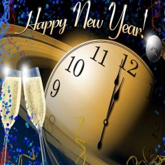 New Year Countdown Photography Scenery Backdrop Festival Celebration Theme Banner ZLZ-195