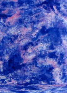 Blue White Tie-Dye Photography Muslin Backdrop Mix Color Background ZR-003
