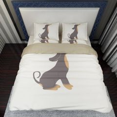 Dog Dachshund Animal Bed Set BED-0002