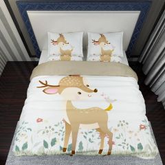 Deer Bird Flower Bed Set BED-0006