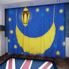 Hang Moon Star Window Curtains CUR-0291
