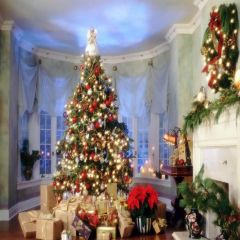 XMAS Gifts Photography Scenery Backdrop Christmas Theme Banner EHY-026