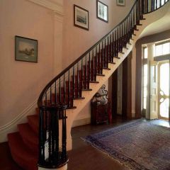 Elegant Stairs Photography Scenery Backdrop Stairs Theme Banner EHY-368