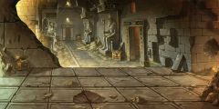 Bronze Door Stone Stage Performance Background Dance Show Backdrop SRB-0875