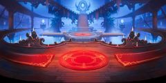 Candle Circle Red Carpet Stage Performance Background Dance Show Backdrop SRB-0883