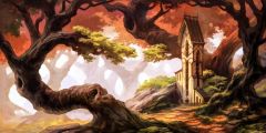 Tree House Stage Performance Background Dance Show Backdrop SRB-0929