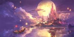 Night Moon Boar Cloud Stage Performance Background Dance Show Backdrop SRB-1010