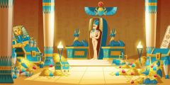 Pillar Fire Gold Stage Performance Background Dance Show Backdrop SRB-1077