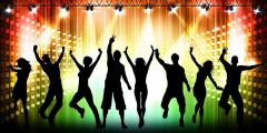Light People Stage Performance Background Dance Show Backdrop SRB-1082