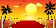 Sun Tree Cloud Bird Stage Performance Background Dance Show Backdrop SRB-1093