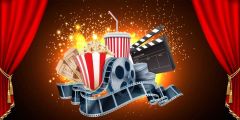 Curtain Film Drinks Stage Performance Background Dance Show Backdrop SRB-1099