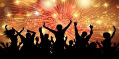 Light People Stage Performance Background Dance Show Backdrop SRB-1107