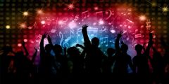 Light People Music Stage Performance Background Dance Show Backdrop SRB-1108